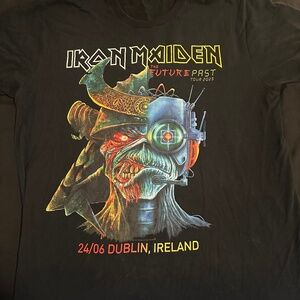 Iron Maiden Future Past Tour shirt size L
